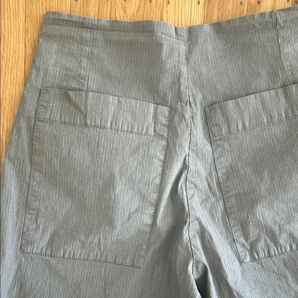 Rundholz Black Label Women's Gray Striped Stretch Pants - Picture 6 of 6